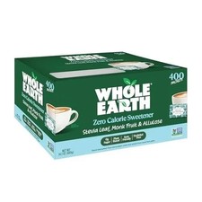 Whole Earth Stevia & Monk Fruit with Allulose Sweetener Packets, 400 Count Pouch picture