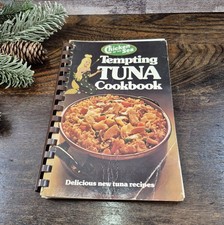 Vintage 1976 Tempting Tuna Cookbook ~ Chicken of the Sea ~ Spiral Bound Recipes picture