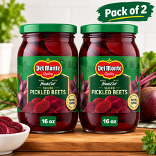 (Pack of 2) Pickled Beet Slices, Ready to Eat, 16 oz Jars  in 2 Days. picture