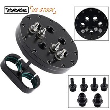 BLK Aluminum Fuel Pump Hanger For Single & Dual Walbro 255 460 39mm-40mm Pumps picture
