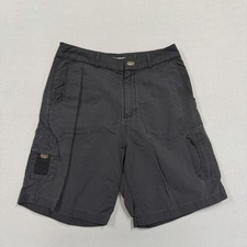 No Fear Cargo Shorts Mens 31 black y2k baggy skater grunge emo goth vintage picture