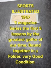 Ben Hogan 5 Fundamentals of Golf 1950s Sports Illustrated Magazines Golfer Gift picture