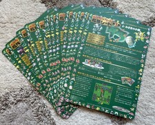 Japanese Pokémon Vending Series 3 / Green New Mint Unpeeled Sheets picture