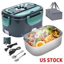 110V Electric Heating Lunch Box Portable for Car Office Food Warmer Container US picture