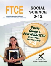 FTCE Social Science 6-12 Book and Online by Sharon Wynne (2014, Trade Paperback) picture