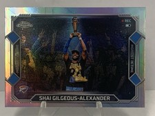 2025-26 Topps Update Shai Gilgeous-Alexander MT-8 Moment In Time Refractor picture
