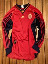 Spain 1998 long sleeve home shirt - Official player issue item - picture