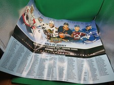 2x UD Hockey Card Checklist Posters 2019-20 & 2021-22  Ovechkin McDavid Matthews picture