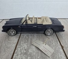 Franklin Mint 1993 Rolls-Royce Corniche IV Blue 1:24 picture