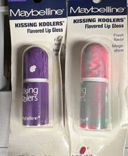 2 Maybelline Kissing Koolers Tutti Fruiti  Watermelon. 90s Original Packaging picture