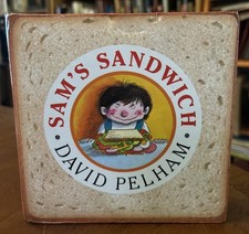 Vintage Sam's Sandwich by David Pelham Kid's Children's Die-Cut Book picture