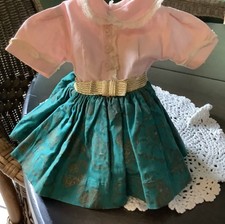 Vintage 1950’s Ideal Original Tagged Dress For Toni Magic Nylon Wig Doll picture
