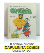 Vintage Mexican Comics Aventuras de Capulinita 12 Comic Lot Spanish picture