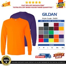 Gildan G540 Unisex Heavy Cotton Preshrunk Tshirt Long Sleeve Crew Neck T-Shirt picture