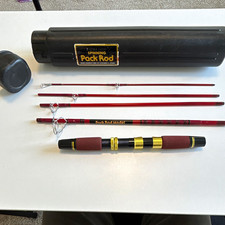 Vtg Sears 5' Ultra Light Spinning Pack Rod Travel Fishing Pole w/Case NOS Unused picture