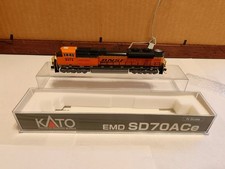 N Scale Kato 176-8418 BNSF 9372 SD70 ACE Locomotive DCC Installed picture