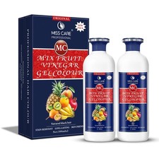 2 X Miss Care Original MC Mix Fruit Vinegar Gel Colour (Natural Black ) 500ML picture