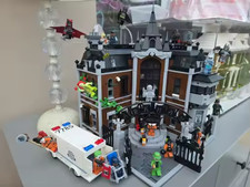 NEW 2953 PCS BATMAN Generic Arkham Asylum Building Block Set WITH ALL FIGS picture