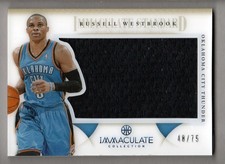 2012-13 Immaculate Collection Immaculate Standard Relic Russell Westbrook 48/75 picture