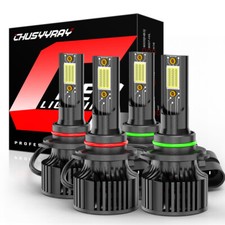 9005+9006 Combo LED Headlight Bulbs Kit High/Low Beam Super Bright White 10000K picture
