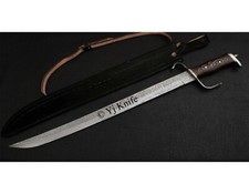 CUSTOM HANDMADE 30 INCHES DAMASCUS STEEL VIKING HUNTING SWORD COMBAT SWORD picture