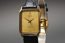 [Near MINT] Vintage SEIKO DOLCE 7731-5210 SPG30 Hexagon Qz Mens Watch From JAPAN picture