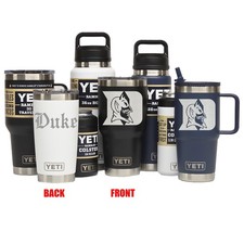 DUKE BLUE DEVILS YETI Laser Engraved Tumblers, Mugs, Can Colsters and Bottles picture