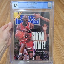 Sports Illustrated May 21 1990 CGC 9.4 NEWSSTAND Show Time Michael Jordan v72 21 picture