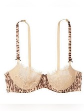 Victoria's Secret Dream Angels Push Up Without Padding Lace Animal Print Bra picture