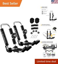 Durable 3-in-1 Rooftop Rack for Kayak, Canoe & Paddleboard - Easy Install picture