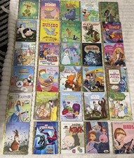 Lot of 30 Little Golden Books Disney Classics Vintage & Modern Kids Hardcover picture