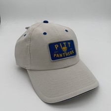 Captivating Pitt Panthers Hat Mens Gray Blue Adjustable Baseball Cap NCAA Pitt picture