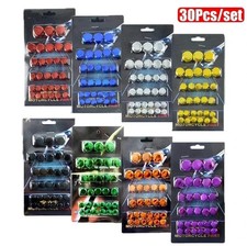 30pcs Motorcycle Screw Cap Cover Set Bolt Nut Head Covers Decoration Kit - NEW* picture
