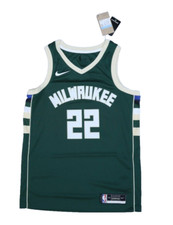 Khris Middleton Milwaukee Bucks #22 Nike Icon Jersey Home Authentic NWT Mens M picture