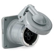 Hubbell Wiring Device-Kellems Hbl460rs2w Watertight Pin & Sleeve Receptacle, 60 picture