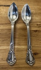 2 (Two) Gorham Chantilly Sterling Silver Grapefruit Spoons,  5 3/4” picture