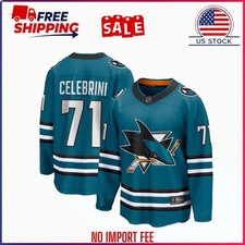 Macklin Celebrini San Jose Sharks Fanatics Home Breakaway Jersey – Teal picture