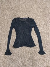 Hot Topic Morbid Threads Brand Fishnet Top - Size L? picture