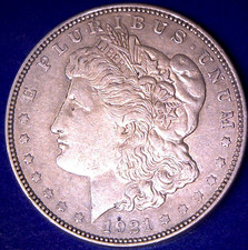 1921-d Morgan Dollar 90% Silver $1 US Coin Denver **FREE SHIPPING** picture