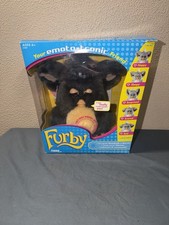 Vintage 2005 Furby Dark gray + Tan with Brown Eyes - Tiger Electro, Non Working picture