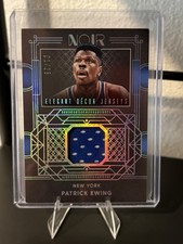 2025-2026 Panini Noir Patrick Ewing Elegant Decor Jerseys Game-worn Material /25 picture