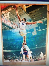 JULIUS ERVING DR. J 24X36 POSTER BASKETBALL NBA ABA SLAM DUNK ICON SPORTS LEGEND picture