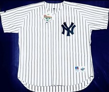 Authentic 1990’s New York Yankees Pro Cut On Field MLB Russell Jersey 52 NWT picture