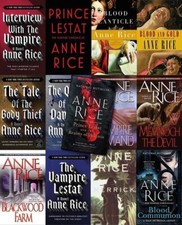 THE VAMPIRE CHRONICLES BY ANNE RICE (15 UNABRIDGED AUDIO BOOKS) w. BONUS picture
