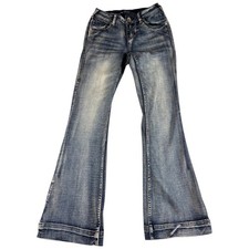 Cowgirl Tuff Jeans Women 25 Blue Good Bootcut Western Cowboy Y2K Faded Stretch picture