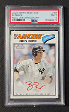 LOW POP 2026 Topps Heritage Ben Rice Real One Autographs Auto #ROA-BR PSA 9 picture