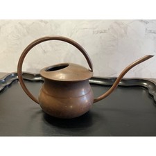 Vintage Copper Watering Can Long Gooseneck Spout Indoor Plant Mister Decorative picture
