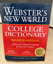 Webster's New World College Dictionary 4th Ed 2004 Hardcover Revised 1744p picture
