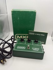 Vintage MXR M-118 Analog Delay Guitar Effects Pedal Green Original Box Manual picture