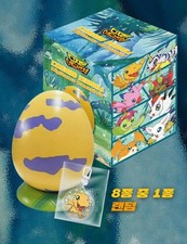 PRE-ORDER Digimon Digitama Popcorn Bucket & Keychain MegaBox Korea 1 of 8 picture